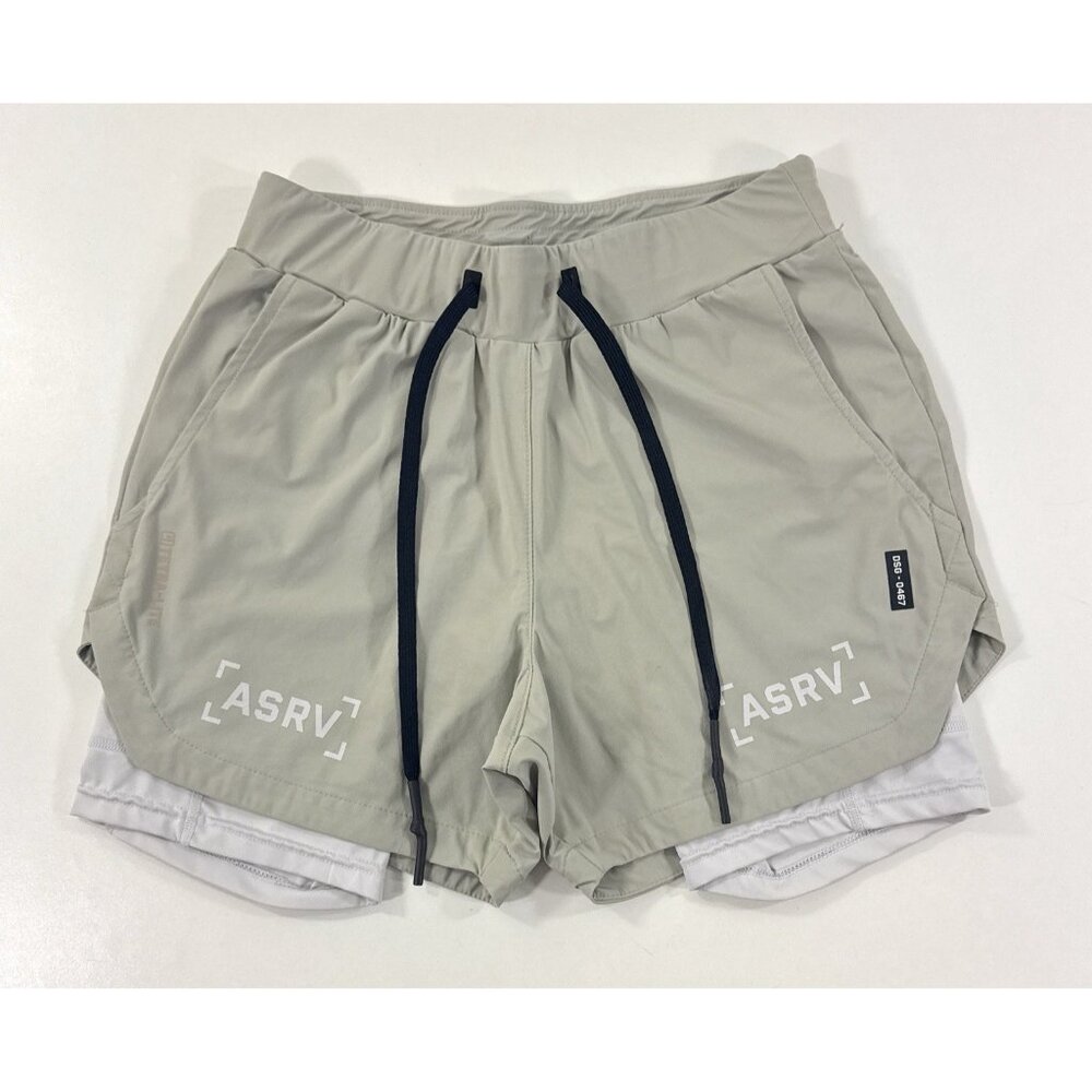 ASRV Shorts Mens Lined Tetra Lite Performance Technical Training Gym Size XS